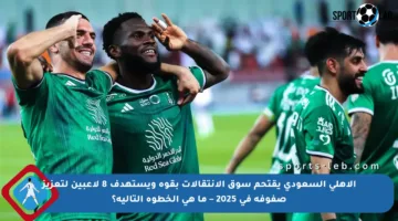 الأهلي السعودي يقتحم سوق الانتقالات بقوة ويستهدف 8 لاعبين لتعزيز صفوفه في 2025 – ما هي الخطوة التالية؟